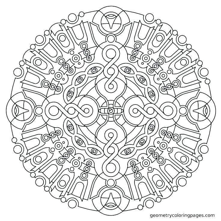 736x736 Coloring Pages For Adults Printable Free Geometry Coloring Pages