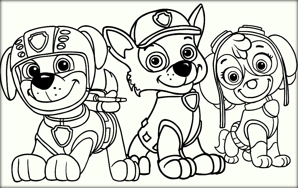 Free Printable Paw Patrol Coloring Pages