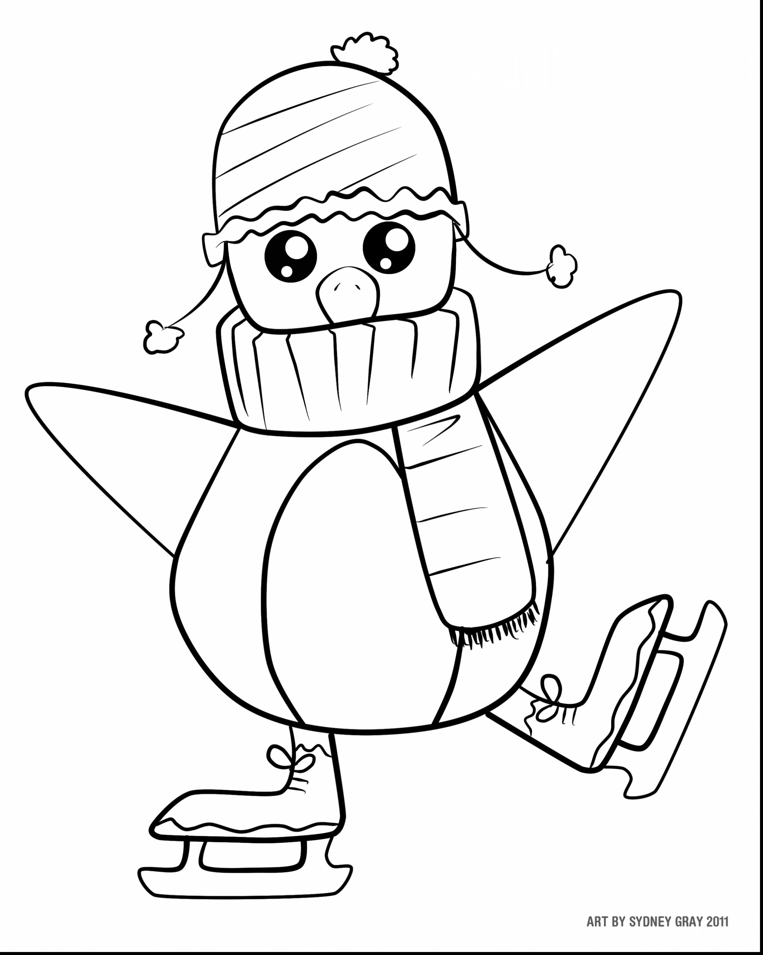 Christmas Penguin Coloring Pages Free 2534x3168 Christmas Penguin Coloring Pages Free