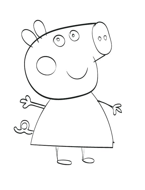 552x722 Free Printable Peppa Pig Perfect Printable Pig Coloring Pages Kids