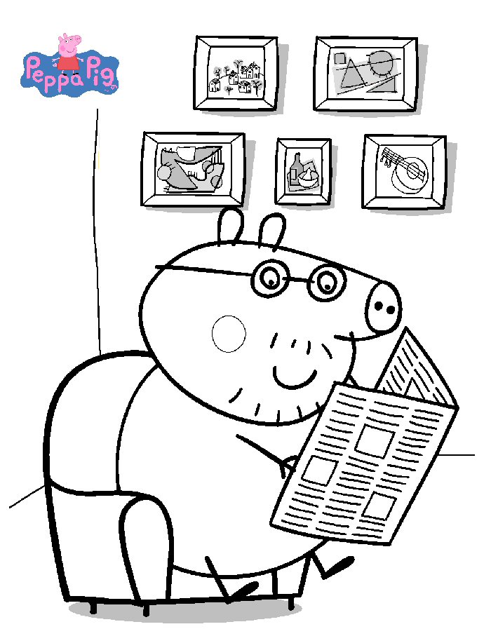 700x907 Kids N 20 Coloring Pages Of Peppa Pig