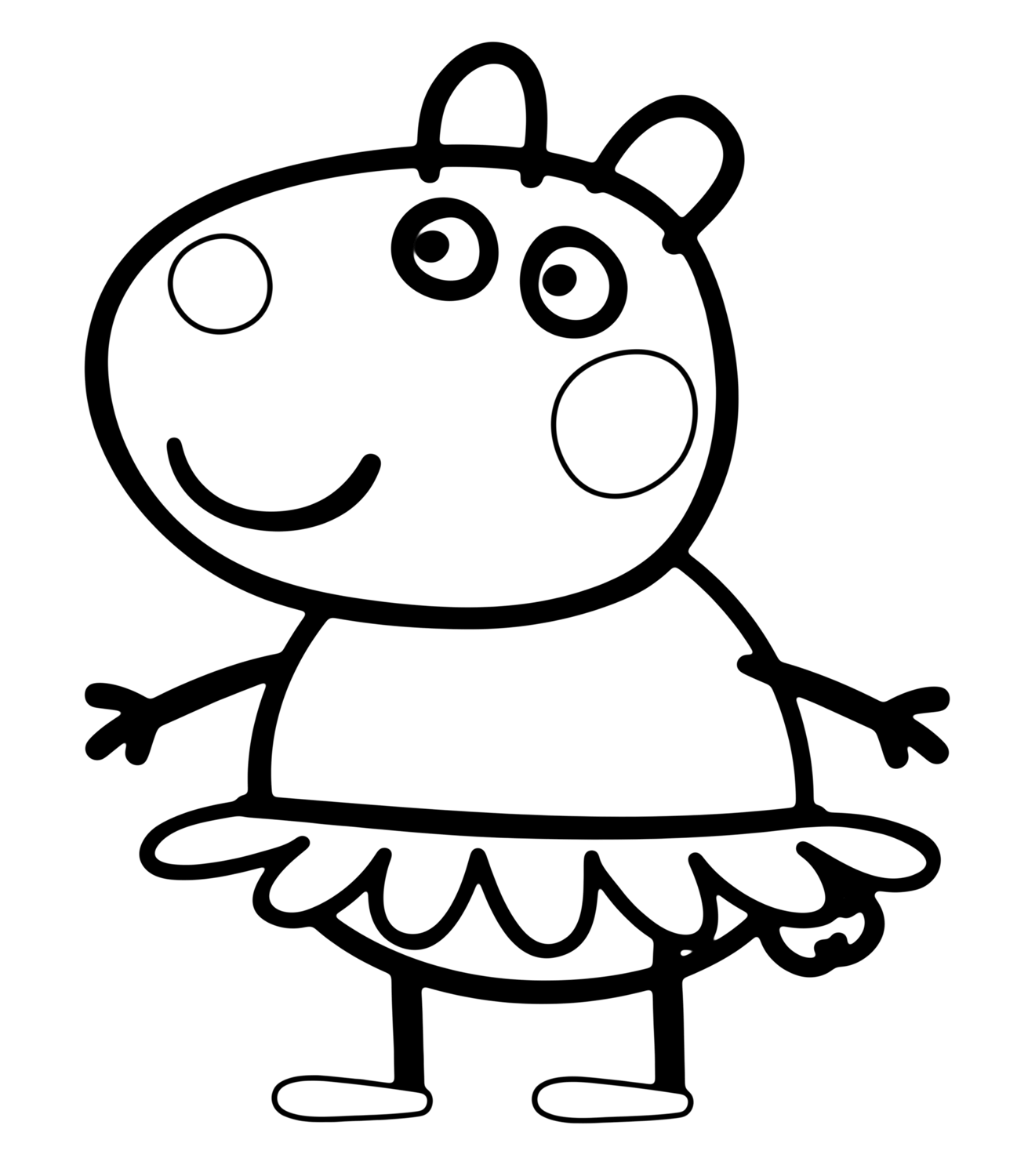 1311x1500 30 Printable Peppa Pig Coloring Pages You Won'T Find Anywhere