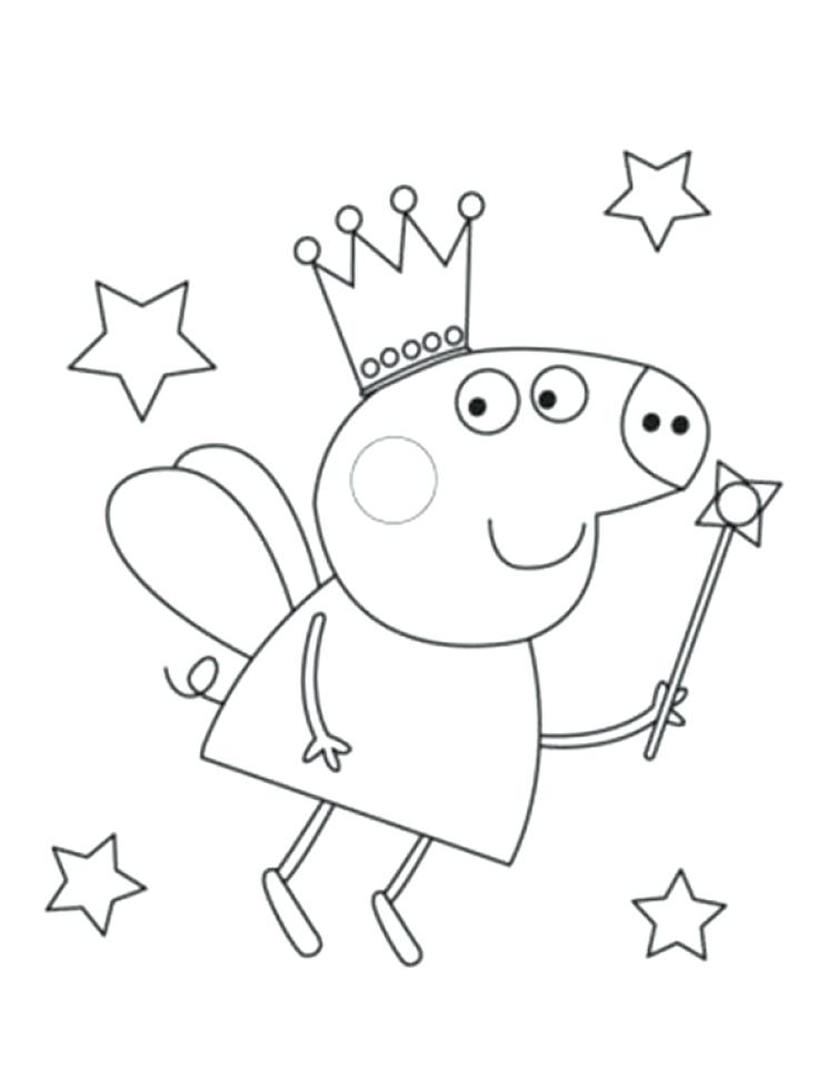 735x960 Free Printable Peppa Pig Colouring Pages Free Pig Coloring Pages