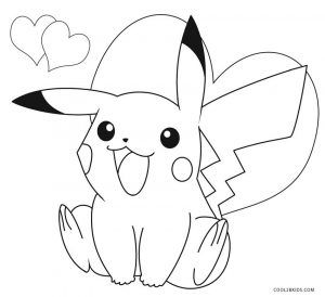 Free Printable Pikachu Coloring Pages For Kids Valentine's Day 300x274 Free Printable Pikachu Coloring Pages For Kids Valentine's Day
