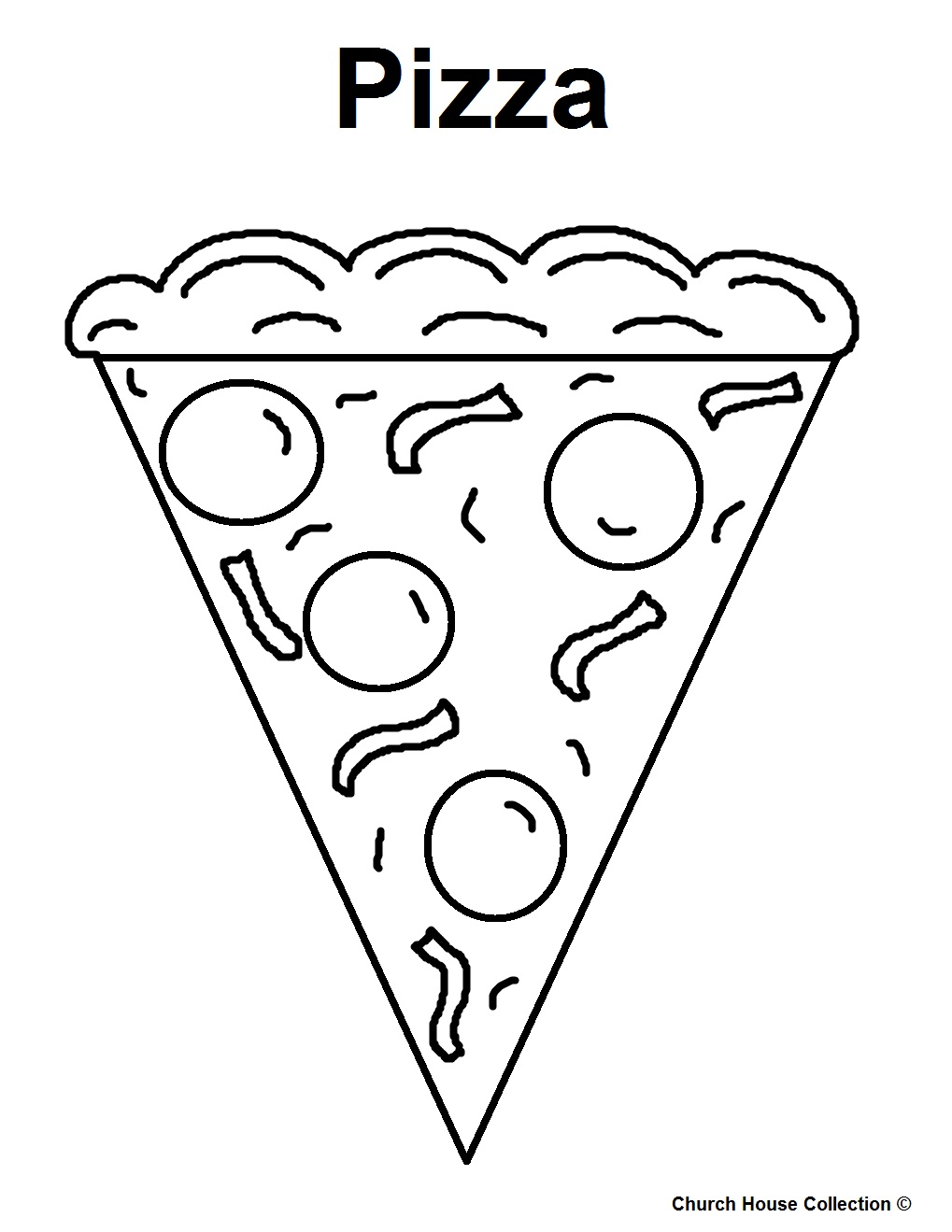 1019x1319 Pizza Coloring Pages