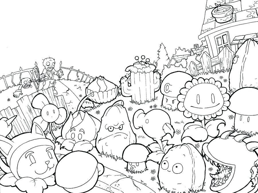 900x675 Plants Coloring Pages Plants Vs Zombies Coloring Pages To Print