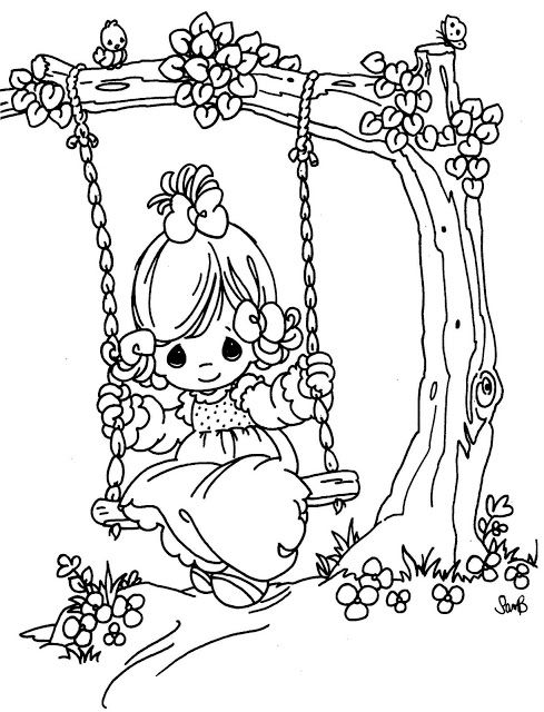 Free Printable Precious Moments Coloring Pages