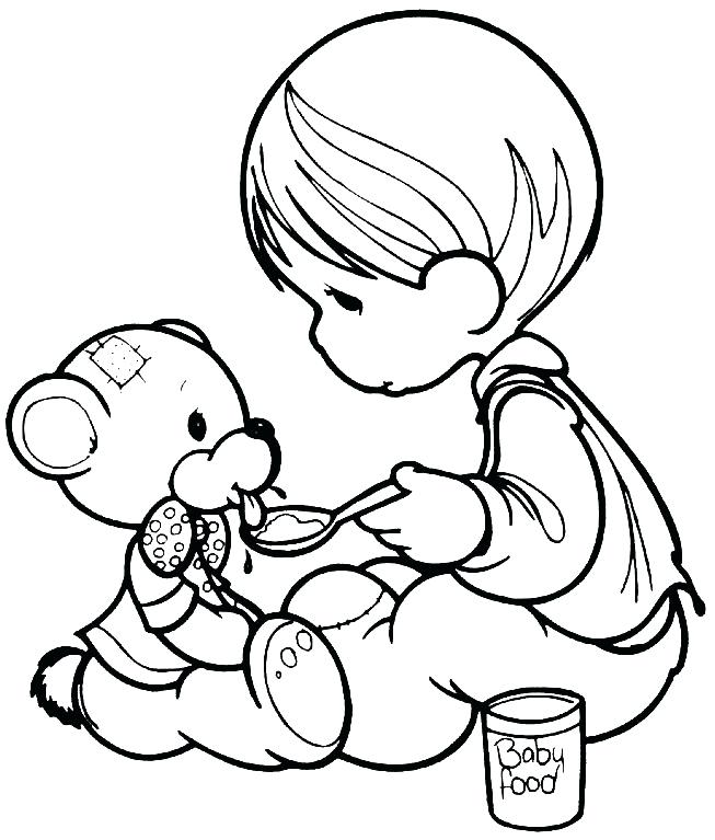 653x767 Best Precious Moments Coloring Pages Images On Precious Moments