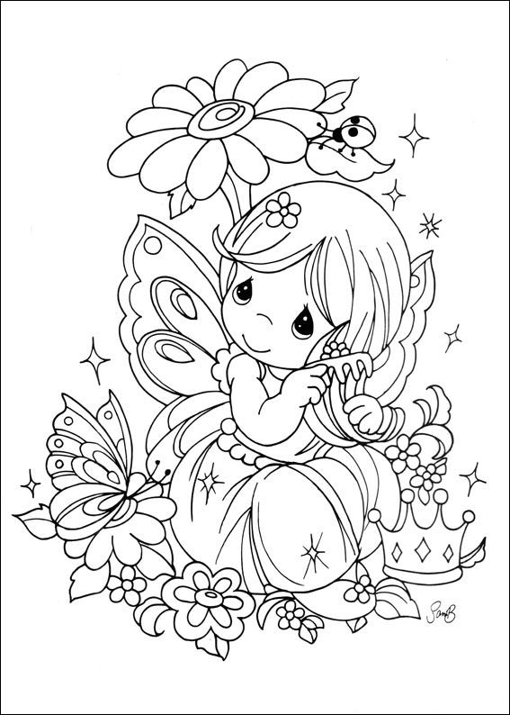 567x794 Coloring Page Precious Moments Precious Moments Devotions