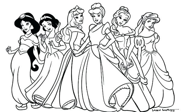 600x371 Disney Princess Coloring Pages Games