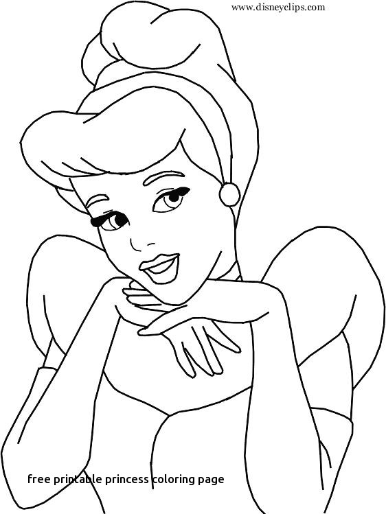 562x749 Disney Coloring Pages To Print For Free Printable Princess