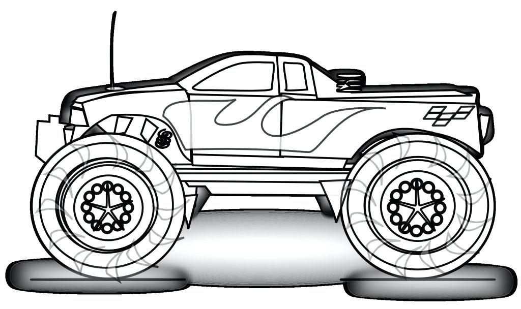 Race Car Printable Coloring Pages