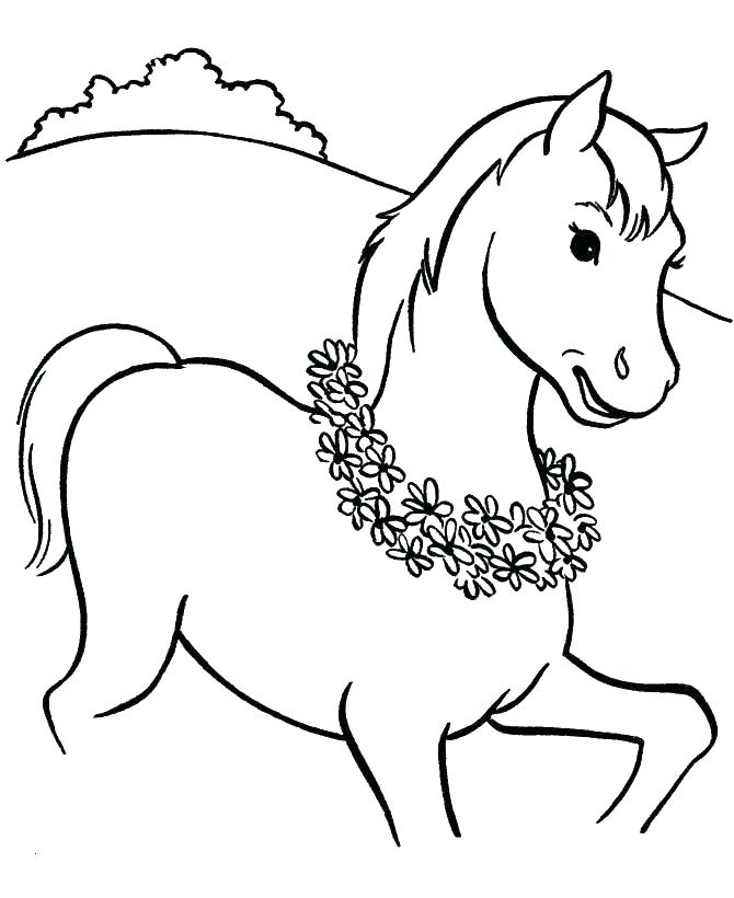 670x820 Free Realistic Horse Coloring Pages To Print Head Page Amazing