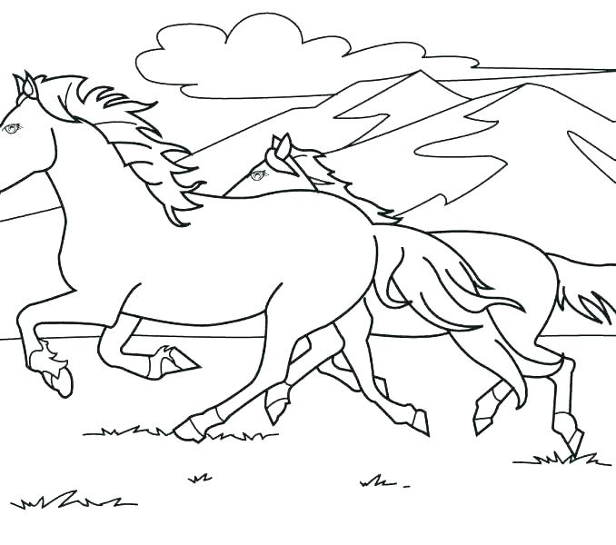 678x600 Printable Horse Coloring Pages Free Horse Coloring Pages Printable