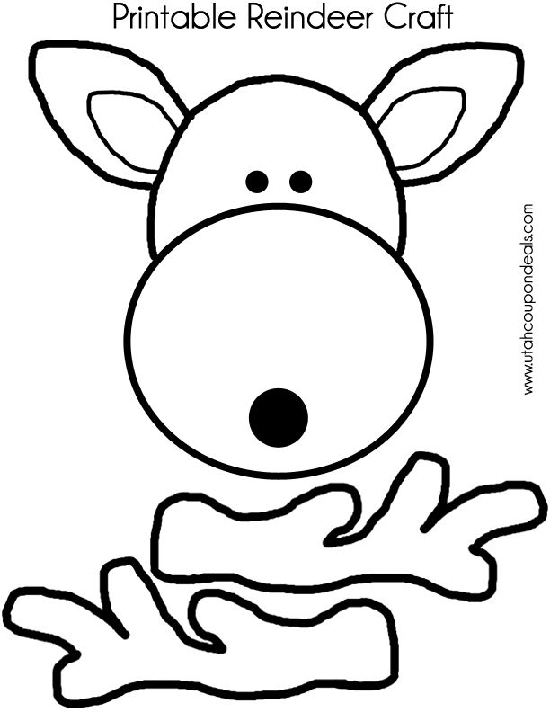 Free Printable Reindeer Pictures Best 25 Reindeer Ideas 612x792 Free Printable Reindeer Pictures Best 25 Reindeer Ideas