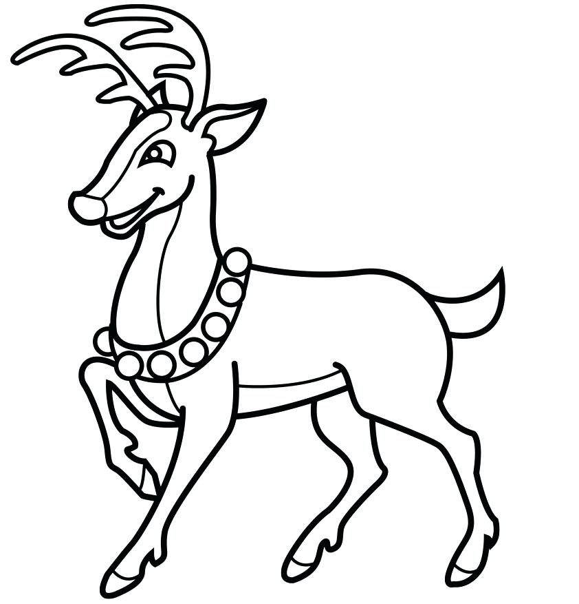 Christmas Coloring Pages Reindeer Printable And Reindeer Coloring 842x877 Christmas Coloring Pages Reindeer Printable And Reindeer Coloring