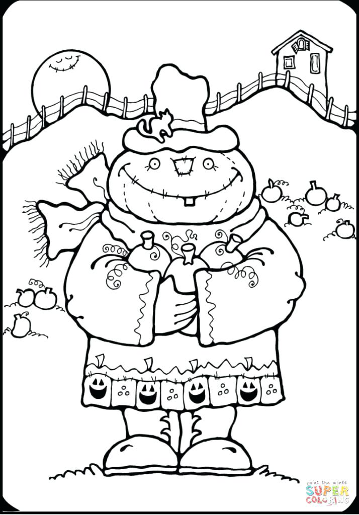 Free Scarecrow Coloring Pages Easy Scarecrow Coloring Page Free 714x1024 Free Scarecrow Coloring Pages Easy Scarecrow Coloring Page Free