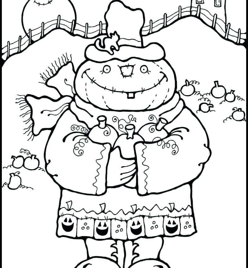 Scarecrow Coloring Page 800x864 Scarecrow Coloring Page