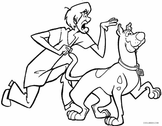 Printable Scooby Doo Coloring Pages For Kids Cool2bkids 670x524 Printable Scooby Doo Coloring Pages For Kids Cool2bkids