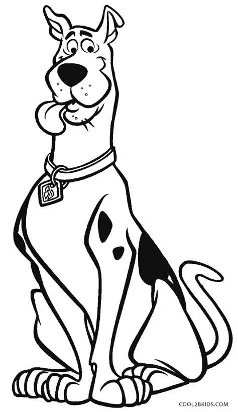 Best Printable Scooby Doo Coloring Pages For Kids Free 2509 474x820 Best Printable Scooby Doo Coloring Pages For Kids Free 2509