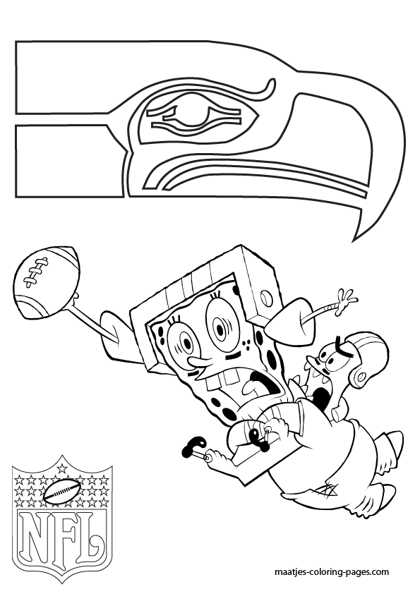 595x842 Nfl Seattle Seahawks Coloring Pages Seattle Seahawks Patrick