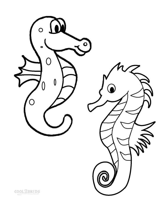 Printable Seahorse Coloring Pages For Kids Cool2bkids 680x850 Printable Seahorse Coloring Pages For Kids Cool2bkids