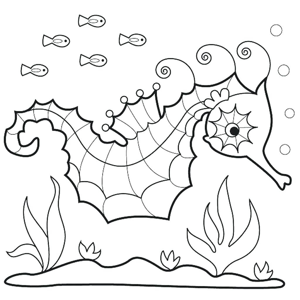 Coloring Pages ~ Seahorse Coloring Pages Realistic Free Seahorses 1024x1024 Coloring Pages ~ Seahorse Coloring Pages Realistic Free Seahorses