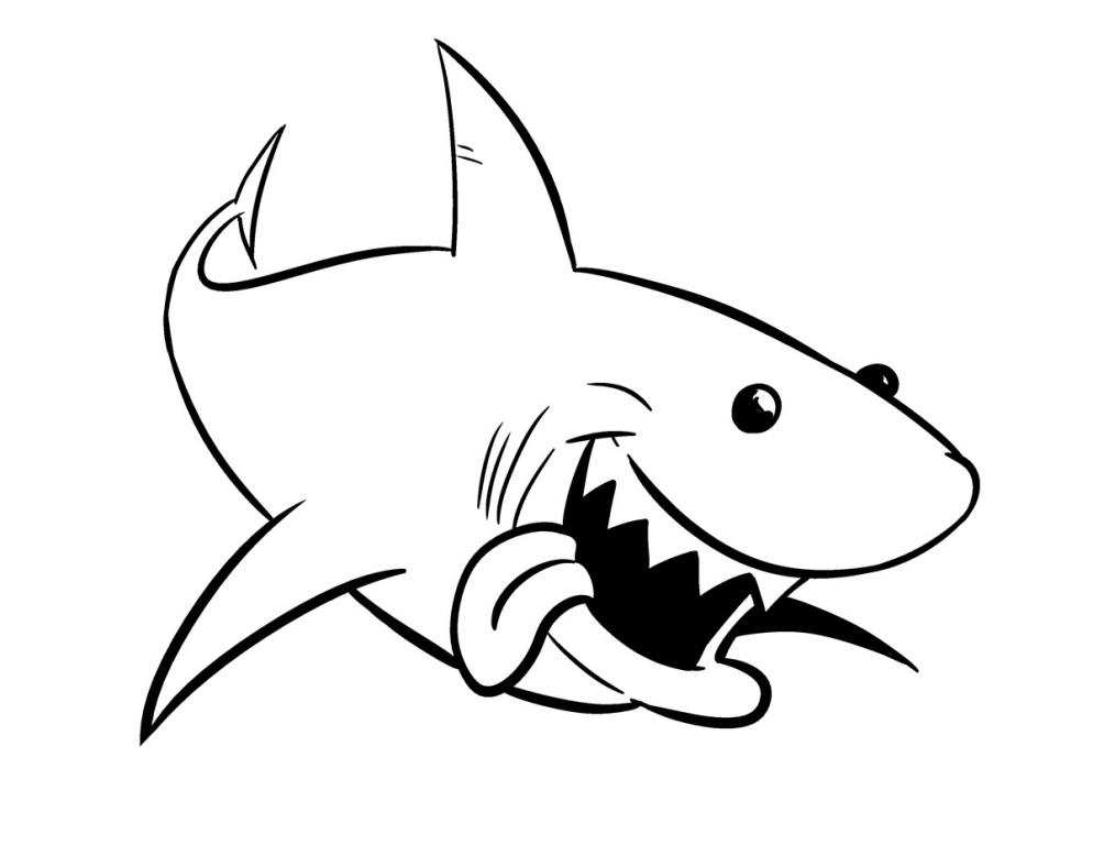 994x768 Shark Coloring Pages Printable Coloring Pages Sharks Printable
