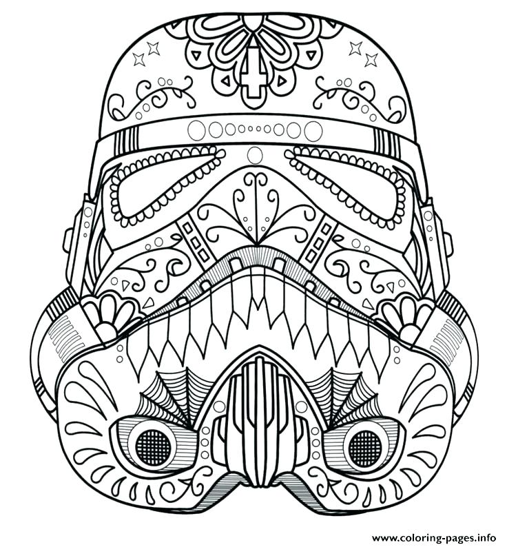 Sugar Skull Coloring Pages Star Wars Printable Free Best Sugar 736x794 Sugar Skull Coloring Pages Star Wars Printable Free Best Sugar