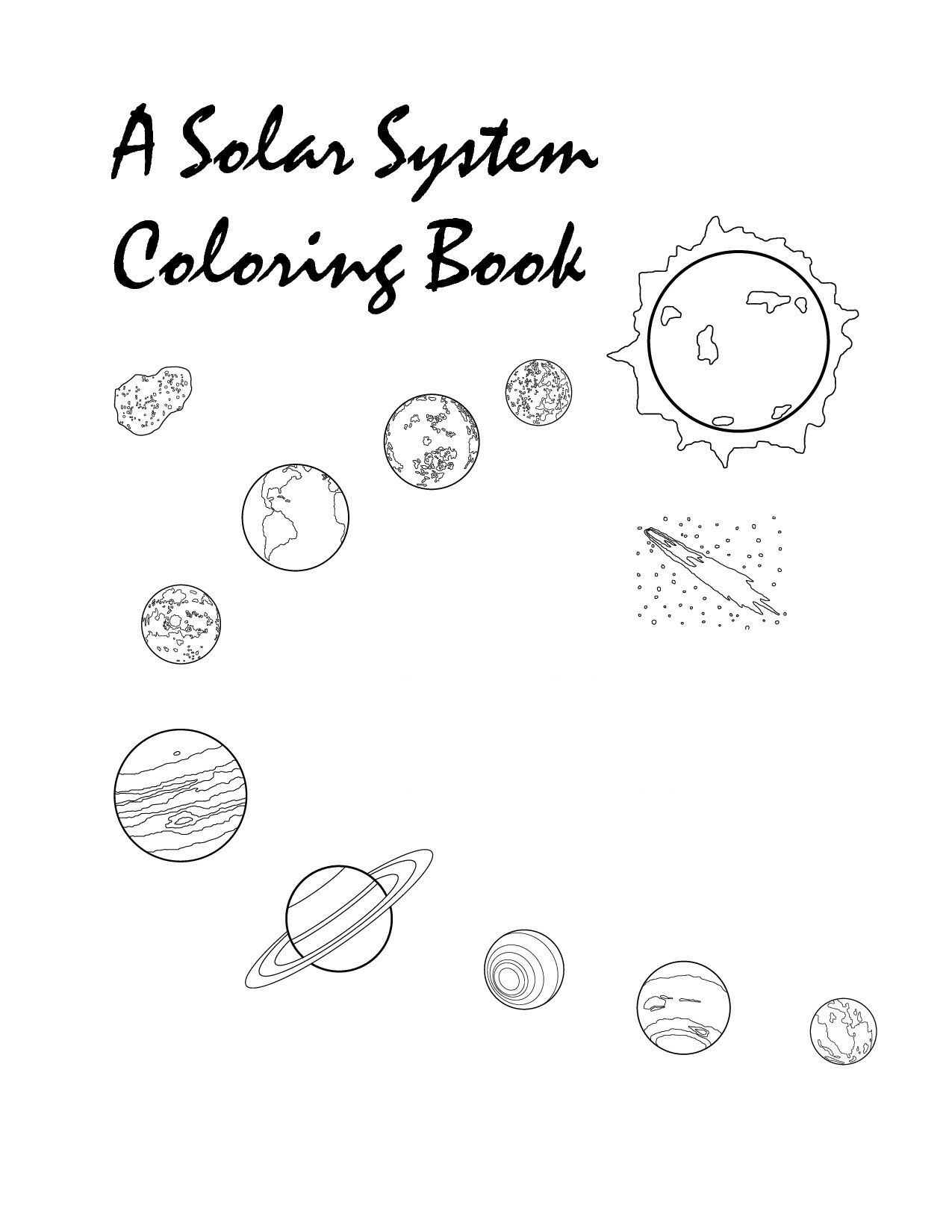 1275x1650 To Free Printable Solar System Coloring Pages