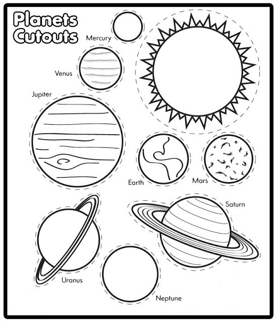 549x640 Solar System Coloring Pages Pdf Free Printable Solar System