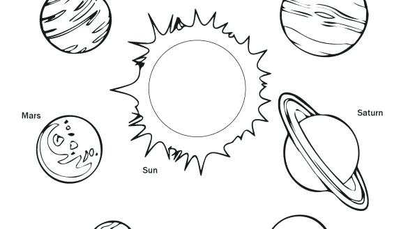 585x329 Solar System Coloring Pages
