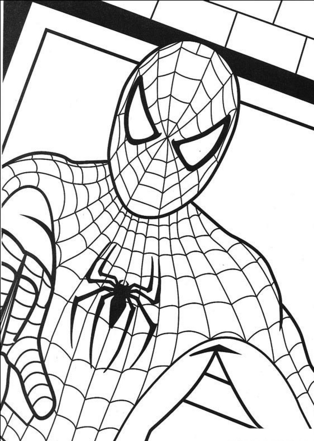 1024x1437 Best Spiderman Coloring Pages For Kids Free 635 Printable