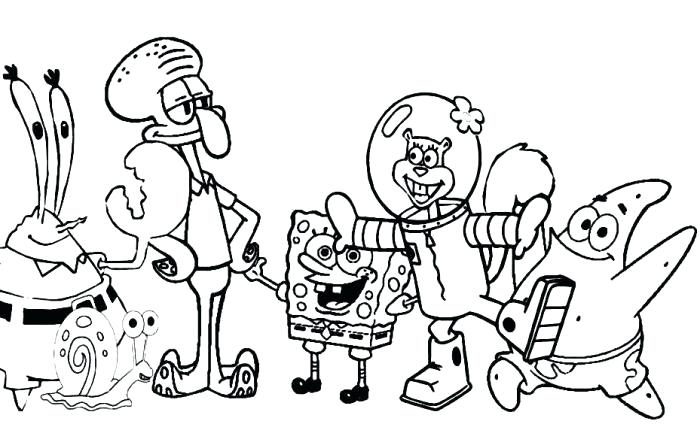 700x424 Spongebob Coloring Pages Printable Pants Coloring Page Free
