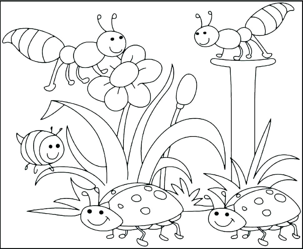 970x796 Spring Printable Coloring Pages Coloring Pages For Spring Spring