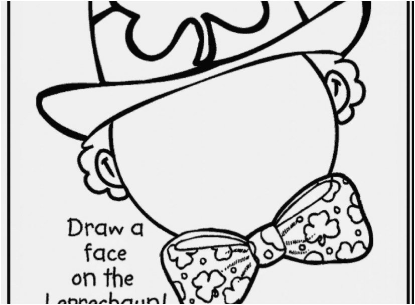 827x609 Shamrock Coloring Pages Footage Stylish Design Ideas Free