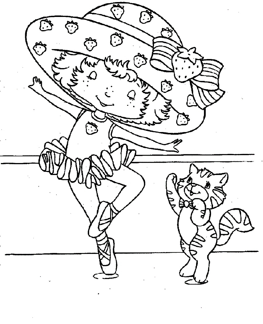 900x1109 Strawberry Shortcake Coloring Pages Printable 900 1 109 Pixels