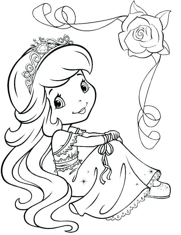 618x800 Free Strawberry Shortcake Coloring Pages Strawberry Coloring