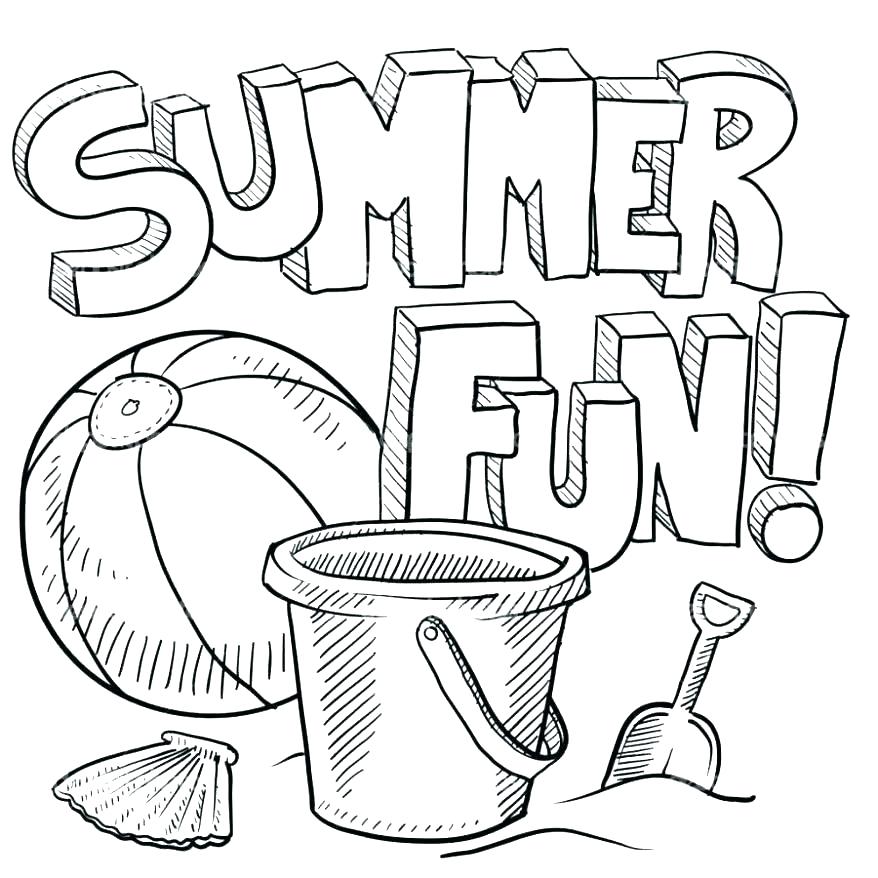 Summer Colouring Pictures Printables Kids Coloring Pages 878x878 Summer Colouring Pictures Printables Kids Coloring Pages