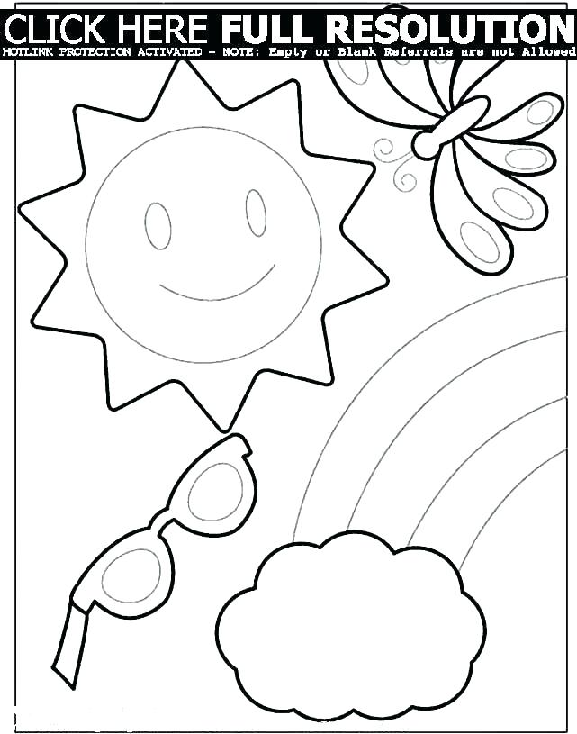 Printable Summer Coloring Pages Icontent 641x815 Printable Summer Coloring Pages Icontent