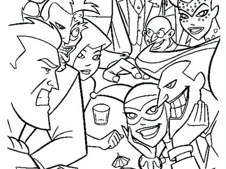 440x330 Free Printable Superhero Coloring Pages