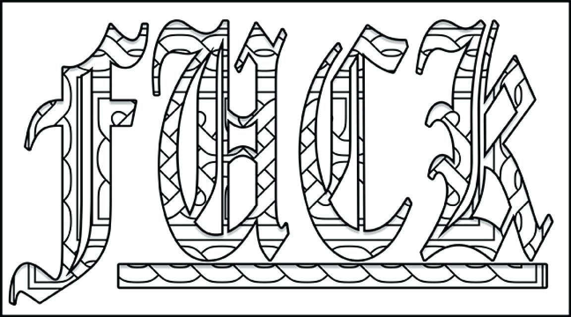 1152x640 Free Printable Swear Coloring Pages Swear Word Printable Adult