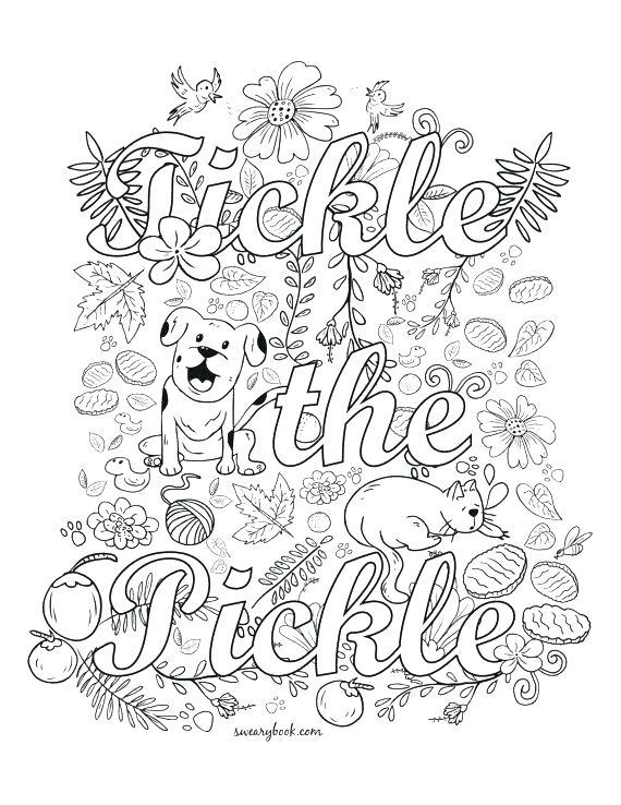 570x738 Swear Word Coloring Pages Printable Also Word Coloring Pages Swear