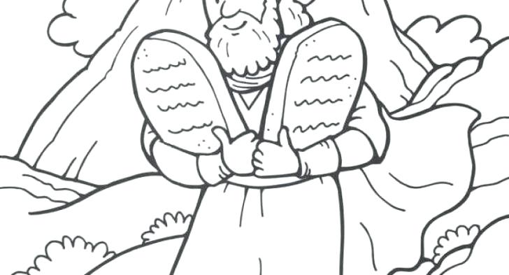 10 Commandments Coloring Page Ten Commandments Tablet Coloring 728x393 10 Commandments Coloring Page Ten Commandments Tablet Coloring