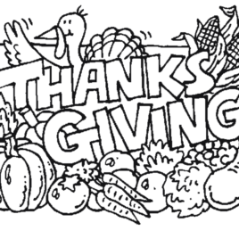 268x268 Free Printable Thanksgiving Coloring Pages For Kids Thanksgiving