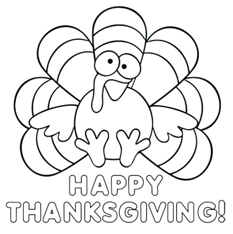 768x770 Coloring Pages That Are Printable Thanksgiving Day Coloring Pages
