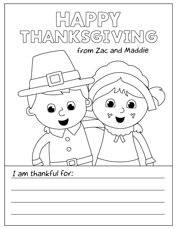 612x792 Free Thanksgiving Color Pages Happy Thanksgiving 2 Coloring Page