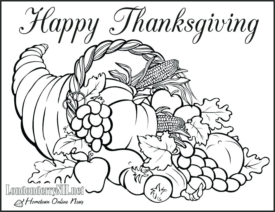 940x727 Thanksgiving Coloring Pages For Preschoolers Kids Thanksgiving