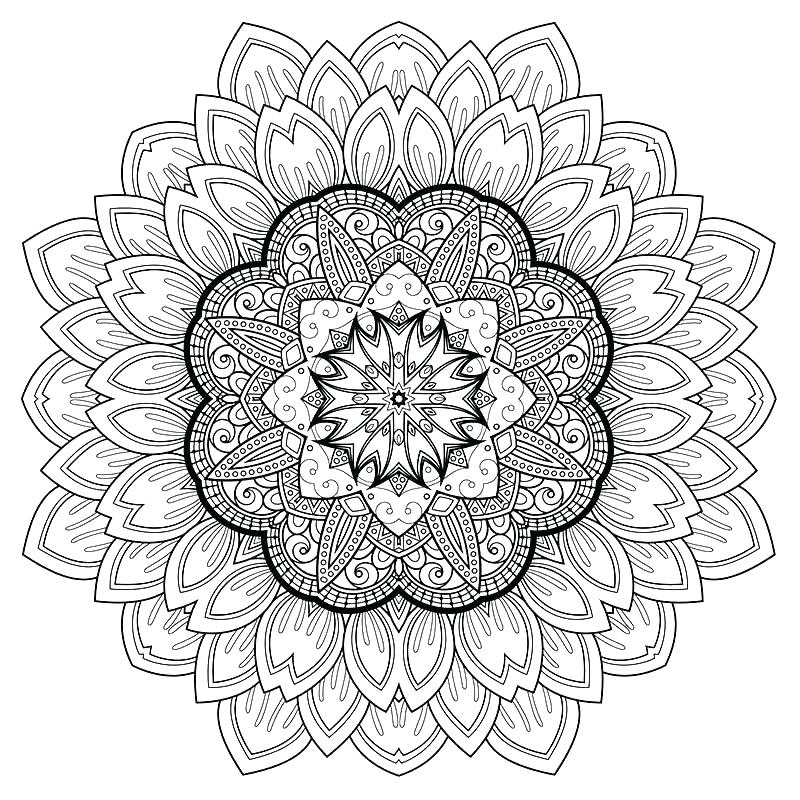 800x800 Wonderful Mandala Coloring Sheet Art Therapy Winter Wreath