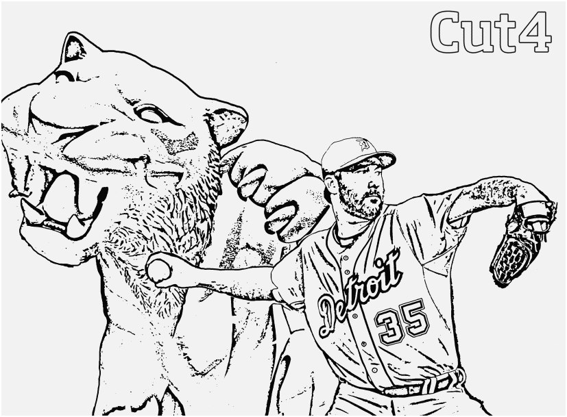 Coloring Pages Printable Tiger Image Detroit Tigers Coloring Pages 827x609 Coloring Pages Printable Tiger Image Detroit Tigers Coloring Pages